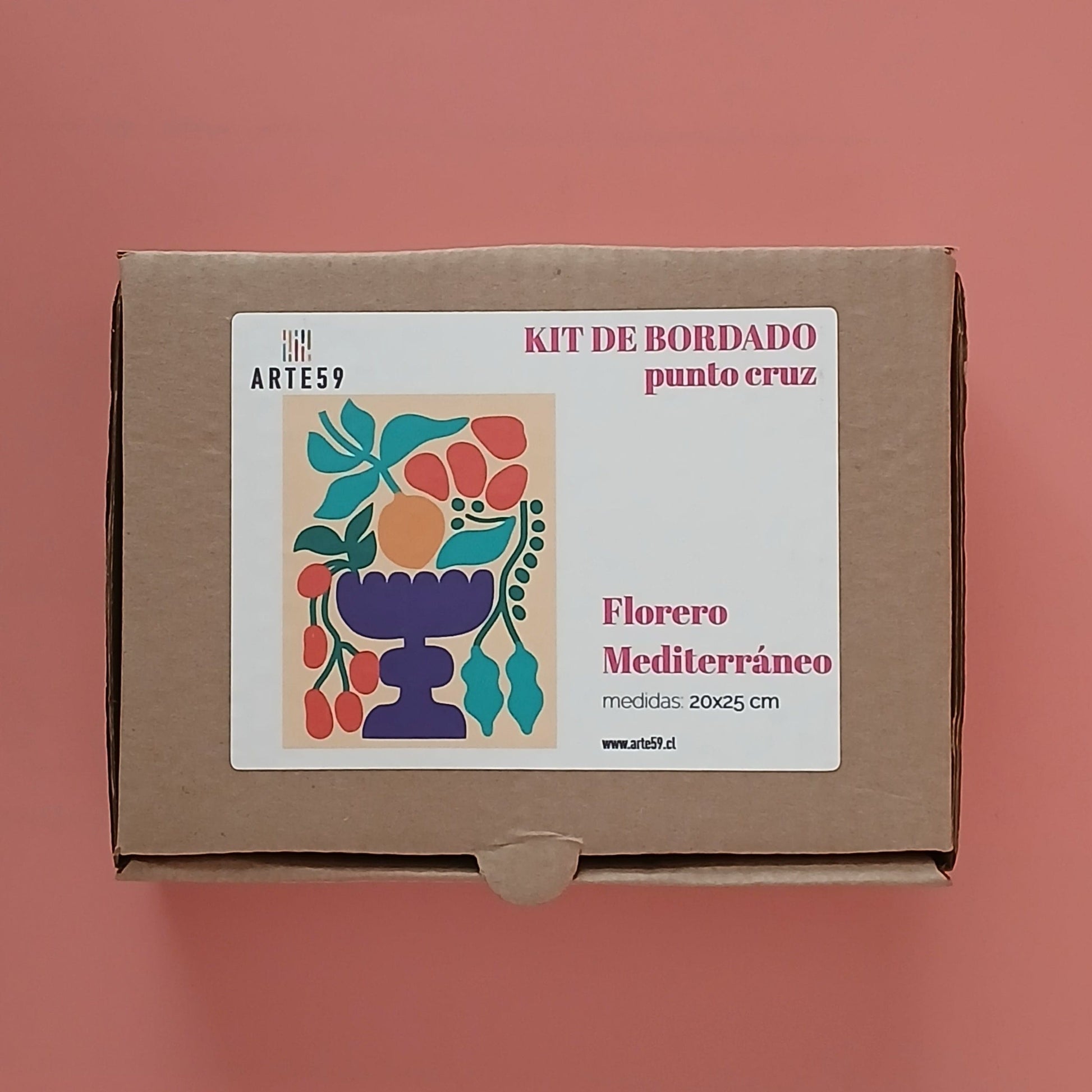 Arte59 Kit de 20x25 cm Kit florero mediterráneo 20x25 cm