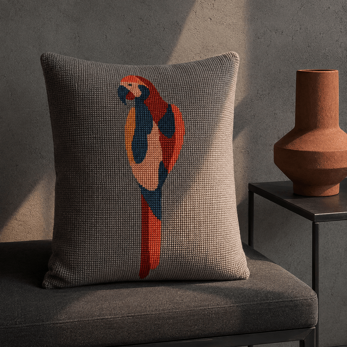 Arte59 Kit de 30x40 cm Kit 30x40 cm loro gris