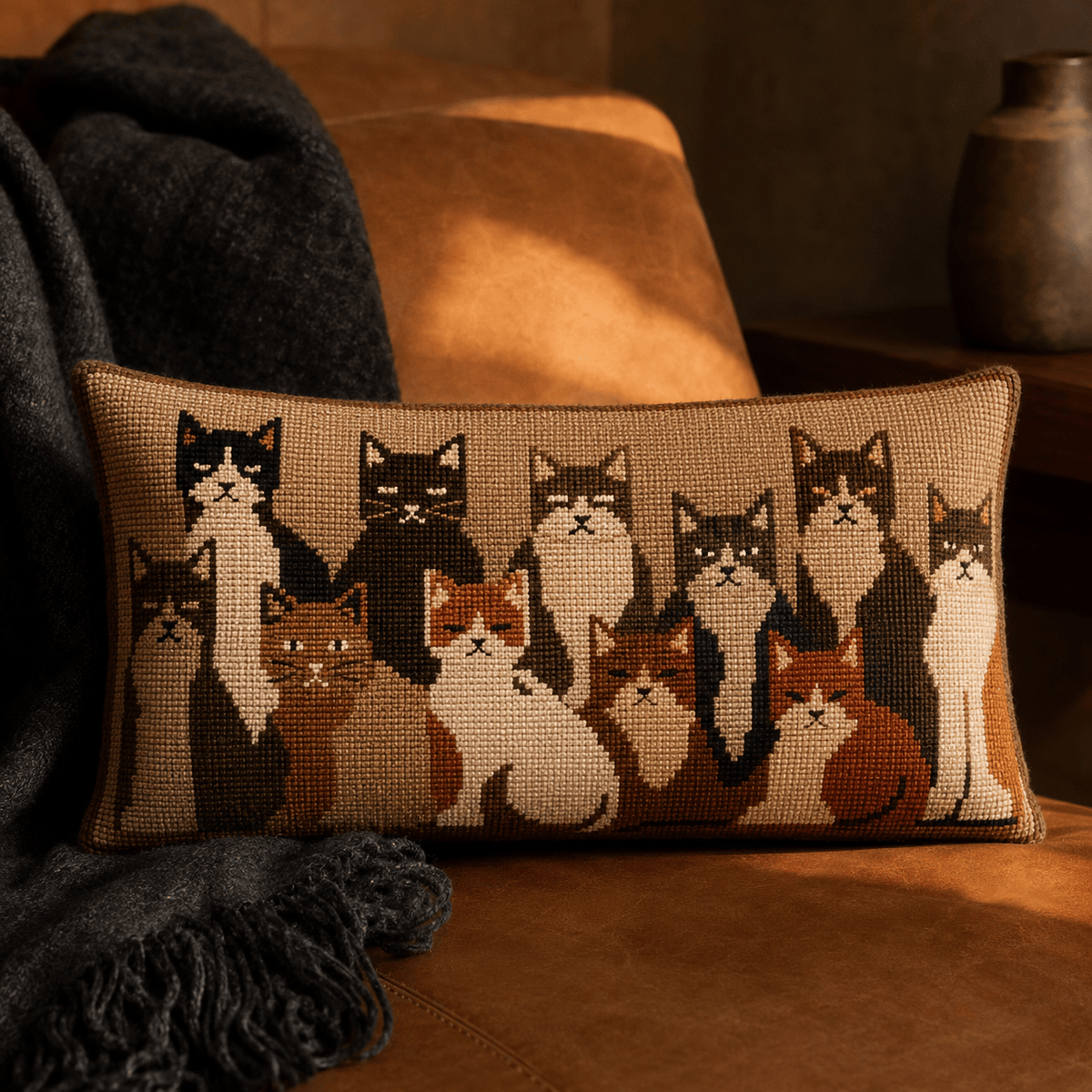 Arte59 Kit de 30x50 cm Kit 30x50 cm colonia felina café