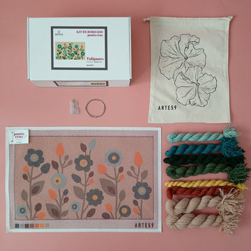 Arte59 Kit de 30x50 cm Kit 30x50 cm tulipanes