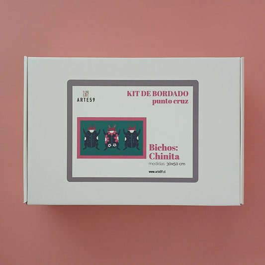 Arte59 Kit de 30x50 cm Kit bichos: chinitas 30x50 cm