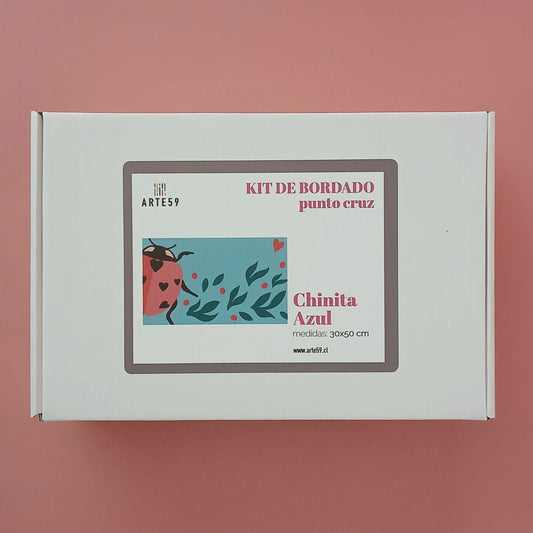 Arte59 Kit de 30x50 cm Kit chinita azul 30x50 cm