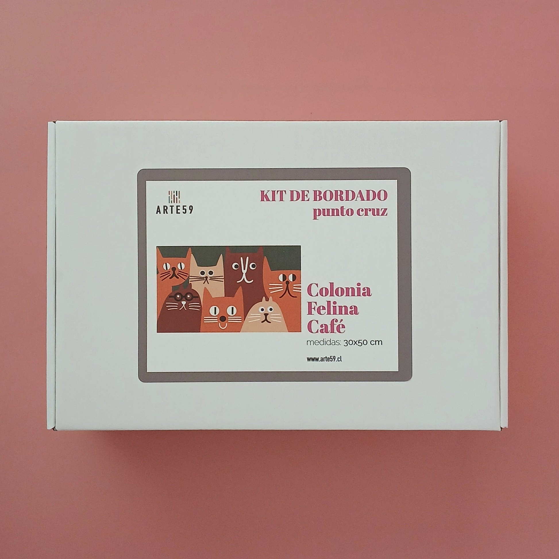 Arte59 Kit de 30x50 cm Kit colonia felina café 30x50 cm