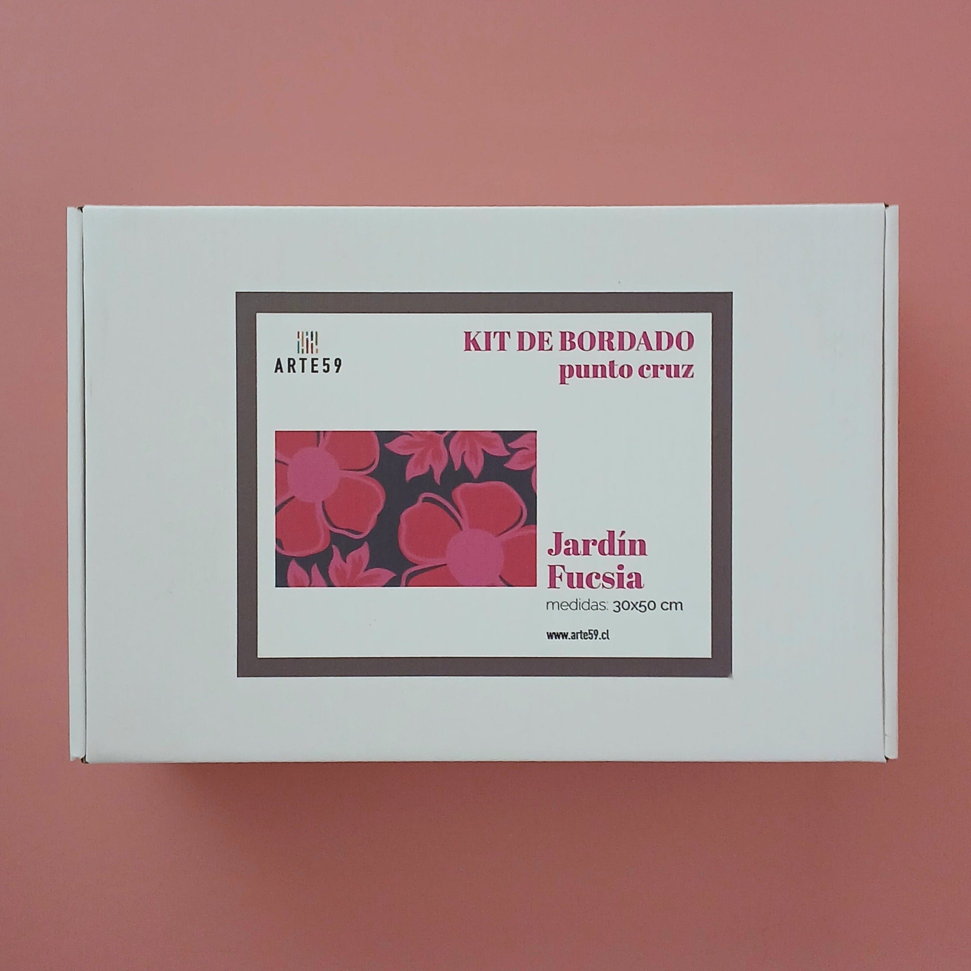 Arte59 Kit de 30x50 cm Kit jardín fucsia 30x50 cm