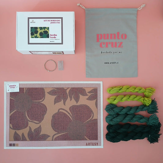 Arte59 Kit de 30x50 cm Kit jardín verde 30x50 cm