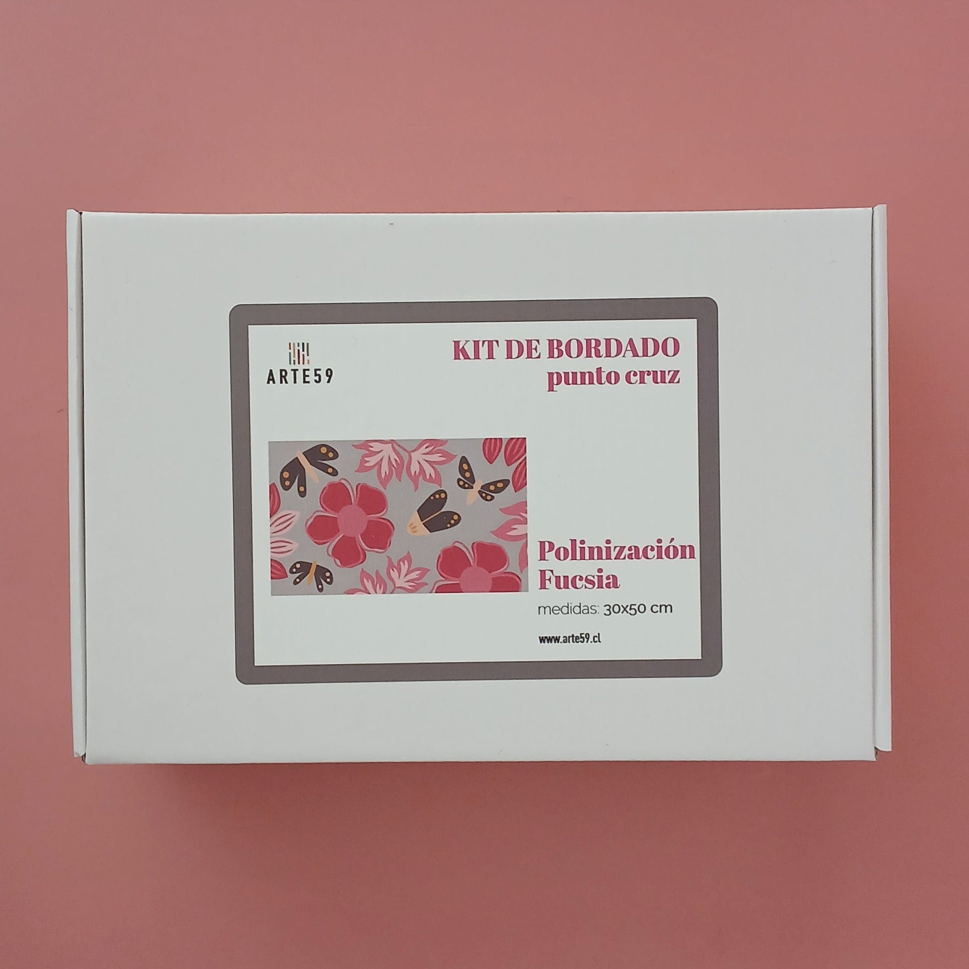 Arte59 Kit de 30x50 cm Kit polinización fucsia 30x50 cm