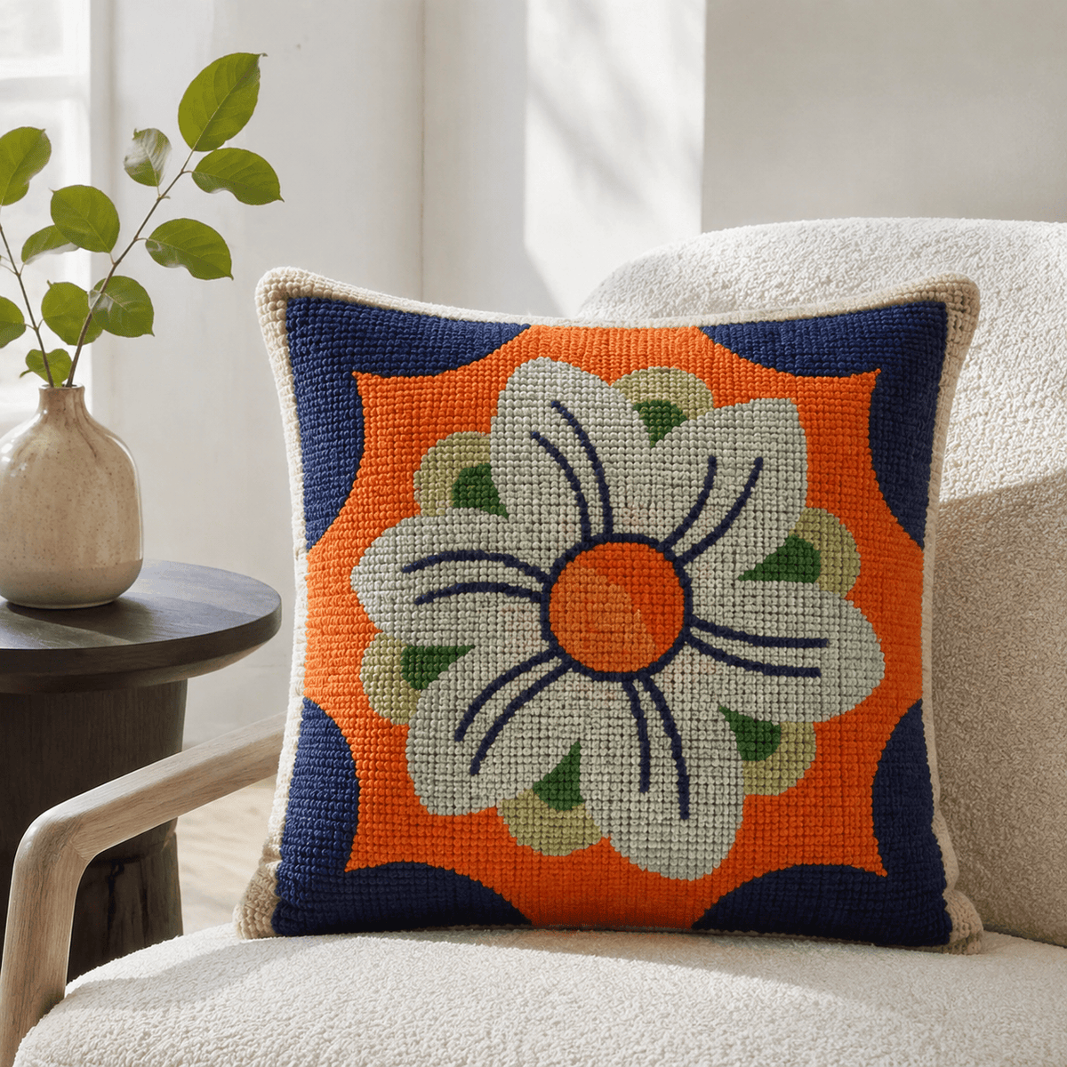 Arte59 Kit de 40x40 cm Kit 40x40 cm flor azul