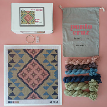 Arte59 Kit de 40x40 cm Kit 40x40 cm kilim fríos