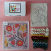Arte59 Kit de 40x40 cm Kit 40x40 cm ramillete fucsia y blanco