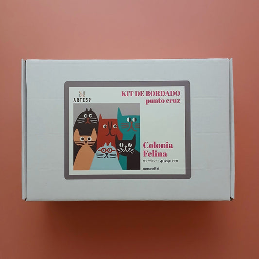 Arte59 Kit de 40x40 cm Kit colonia felina 40x40