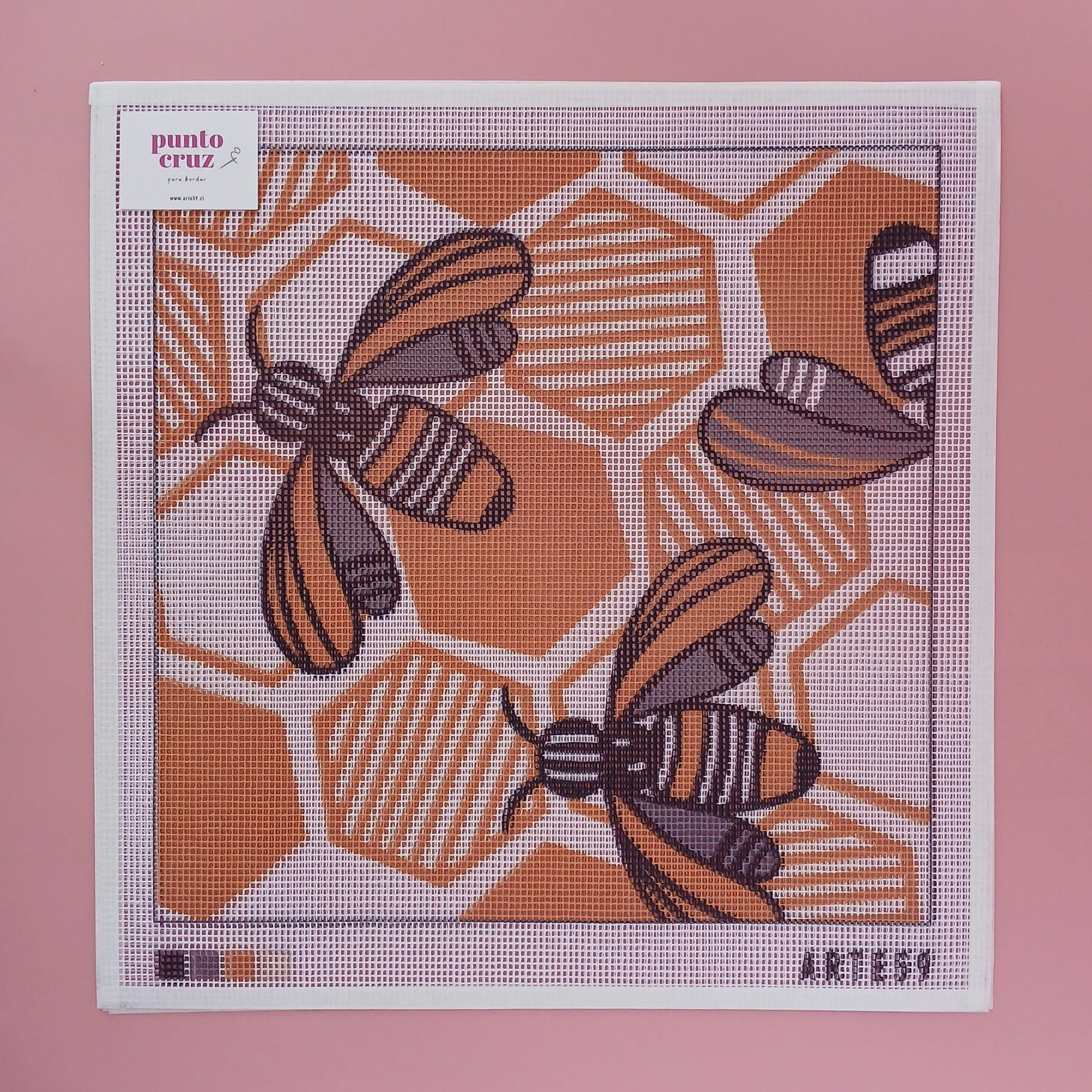 Arte59 Kit de 40x40 cm Kit enjambre y panales 40x40