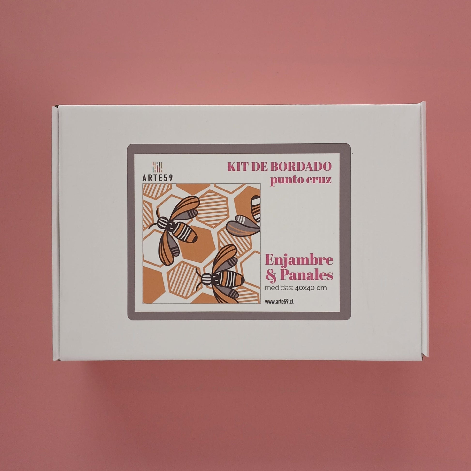 Arte59 Kit de 40x40 cm Kit enjambre y panales 40x40