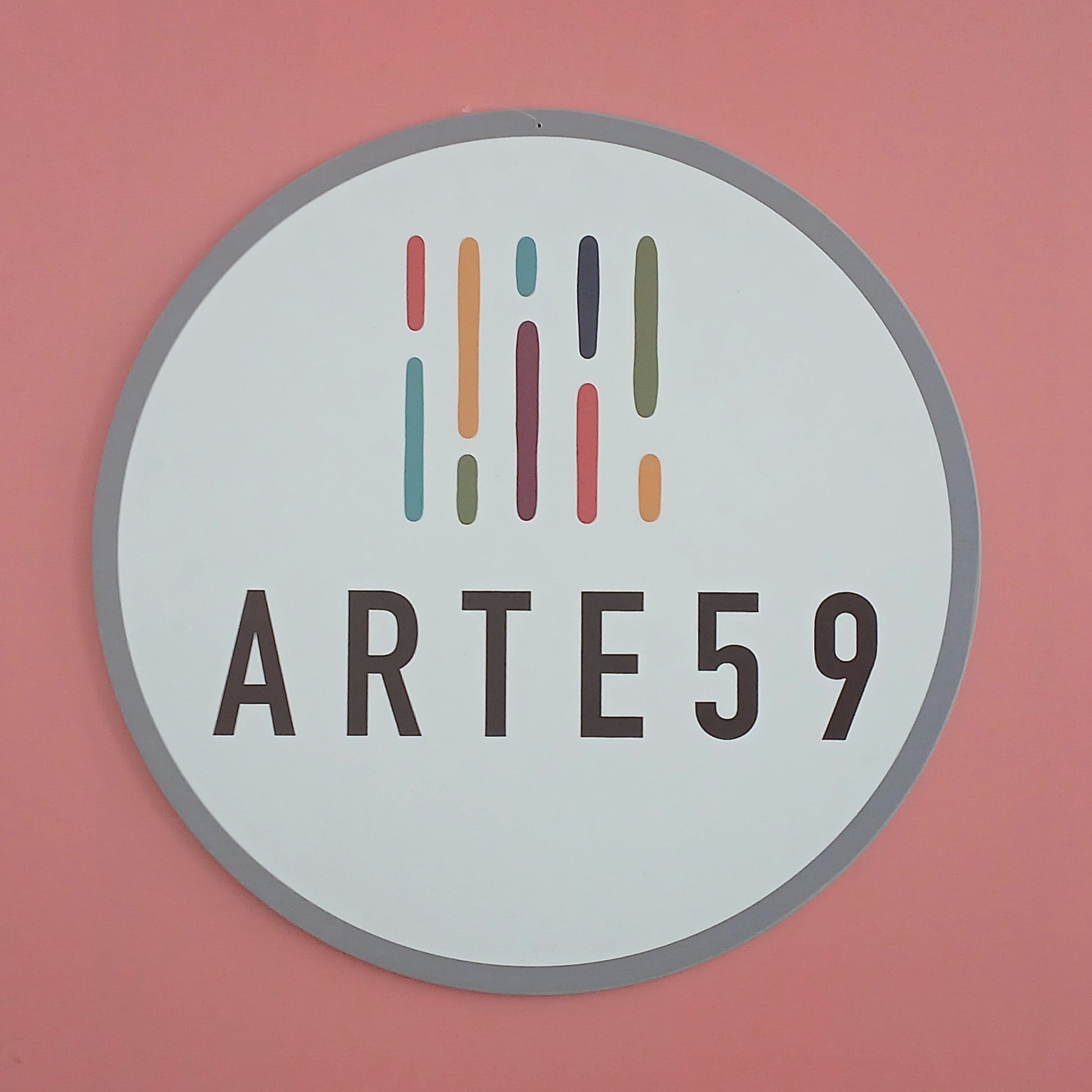 Arte59 Kit de 40x40 cm Kit flor central azul 40x40 cm