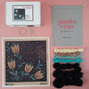 Arte59 Kit de 40x40 cm Kit flores negras 40x40