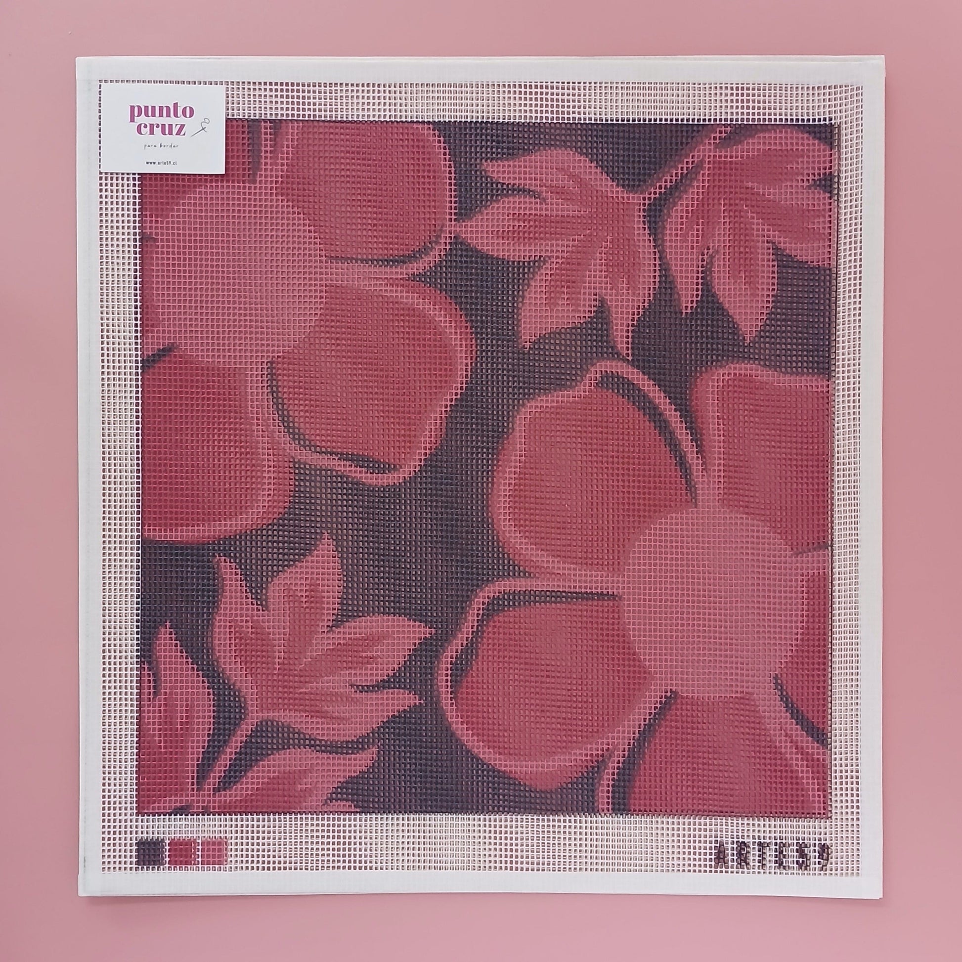 Arte59 Kit de 40x40 cm Kit jardín fucsia 40x40
