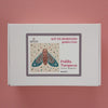 Arte59 Kit de 40x40 cm Kit polilla turquesa 40x40