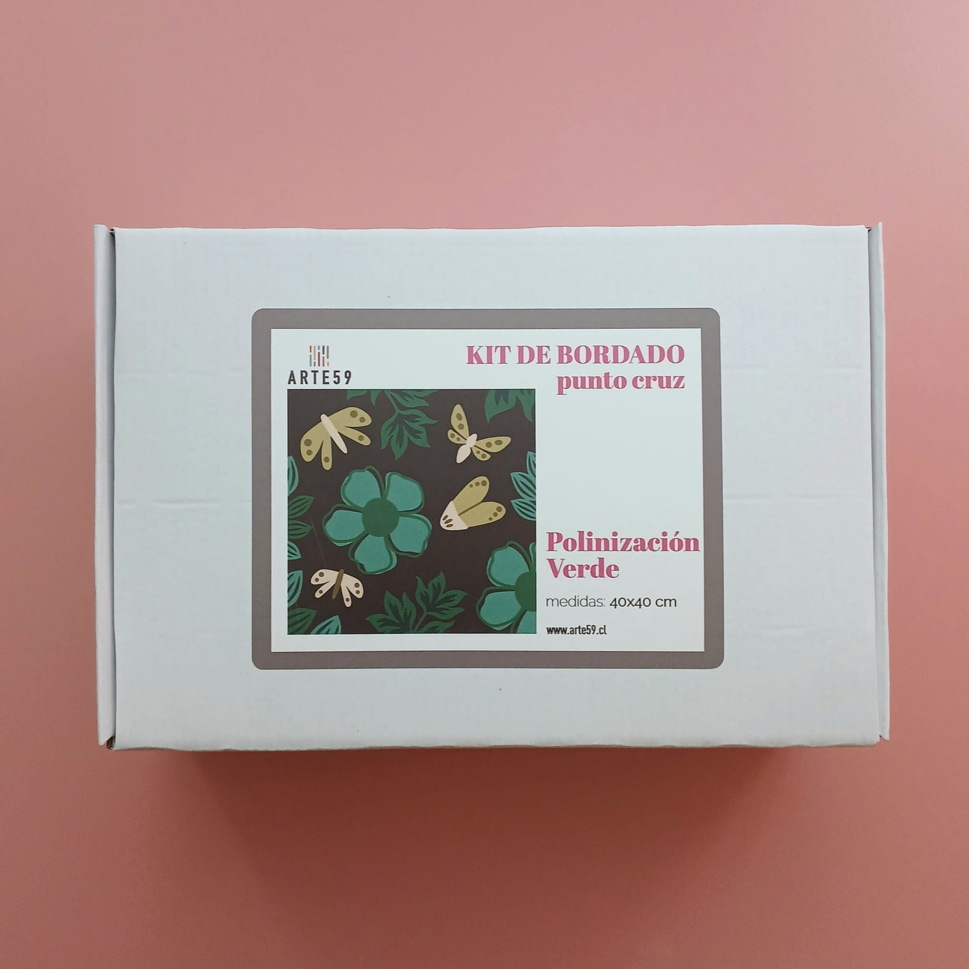 Arte59 Kit de 40x40 cm Kit polinización verde 40x40