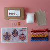 Arte59 Kit de bordado: Colección Navidad Kit Navidad: adornos folk
