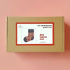 Arte59 Kit de bordado: Colección Navidad Kit Navidad: bota inglesa azul