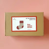 Arte59 Kit de bordado: Colección Navidad Kit Navidad: bota inglesa burdeo