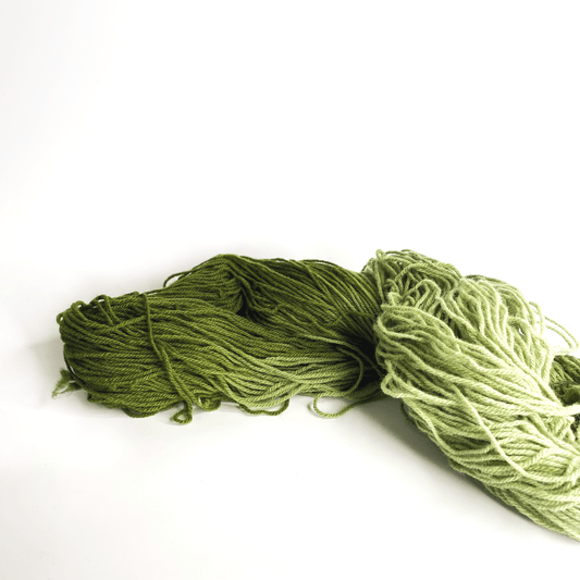 Arte59 lana rustica para telar Lana rústica Verde matizado 653