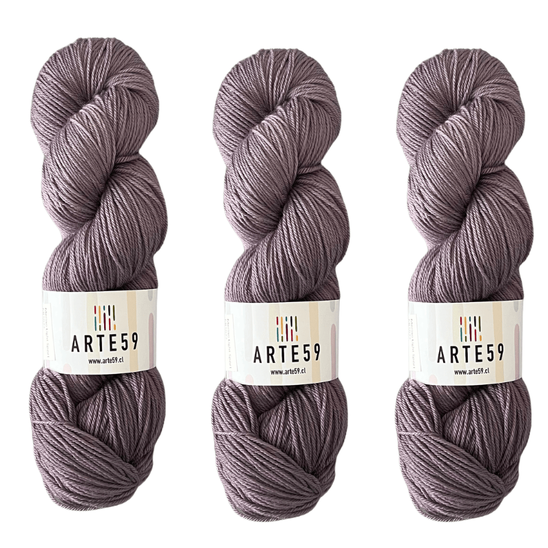 Arte59 Malva azuloso 922 merino light sport