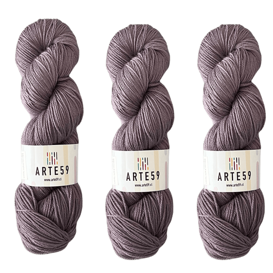 Arte59 Malva azuloso 922 merino light sport