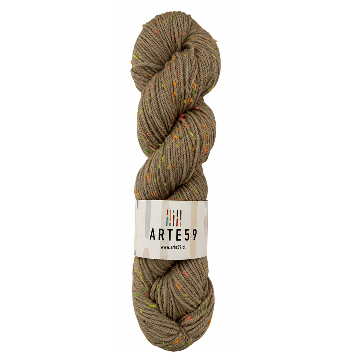 Arte59 Merino DK tweed flúor beige 723
