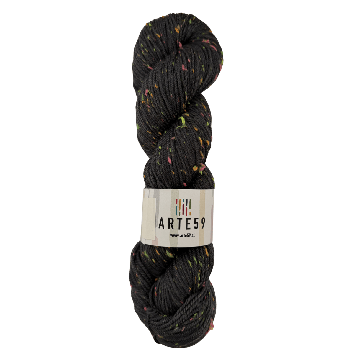 Arte59 Merino DK tweed flúor gris marengo 133