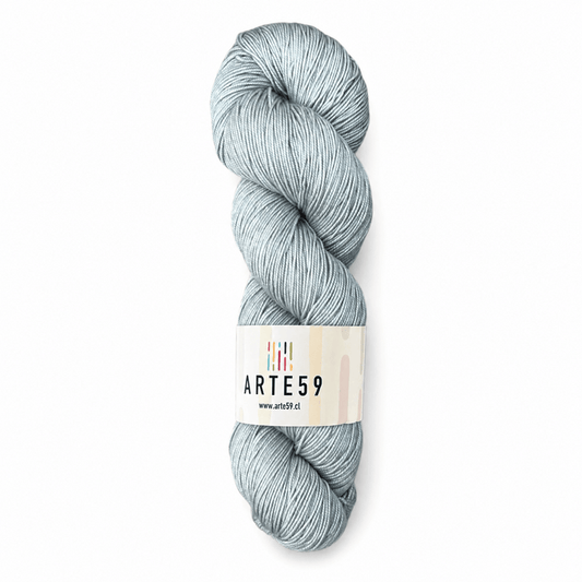 Arte59 Merino Fingering 19.5 Gris perla 136  (merino fingering)