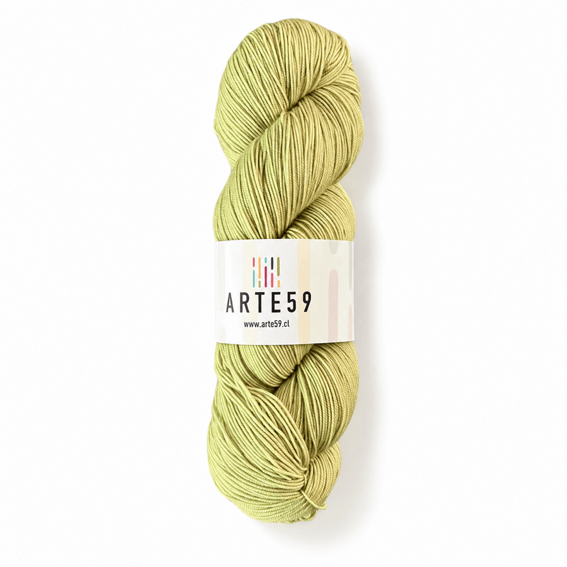 Arte59 Merino Fingering 19.5 Verde pistacho claro 729-1 (merino fingering)