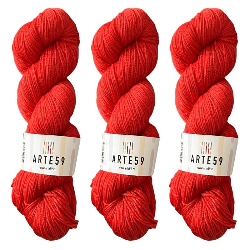 Arte59 Naranjo Petit Knit 831 merino light sport