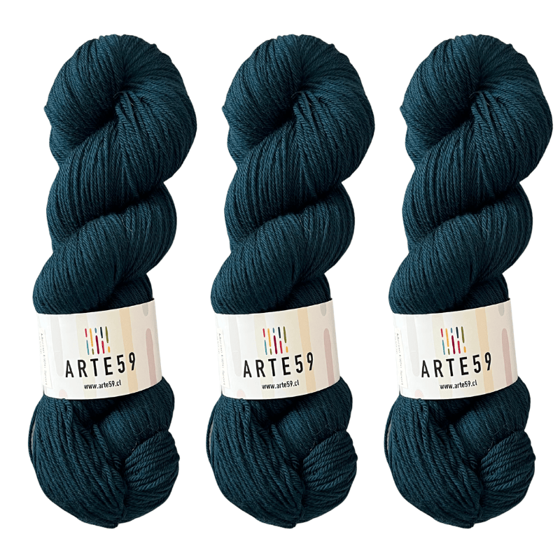 Arte59 Petróleo oscuro 936 merino light sport