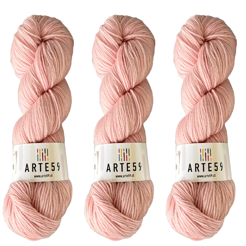 Arte59 Rosa claro 761 merino light sport
