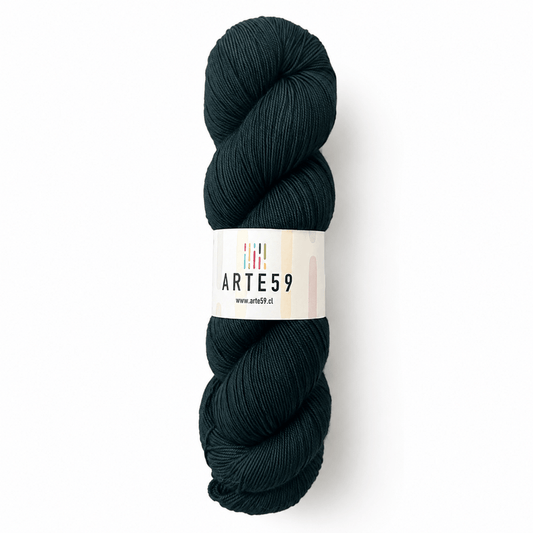 Arte59 Verde botella 728 (merino fingering)