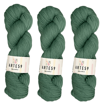 Arte59 Verde manzana intenso 827 merino light sport