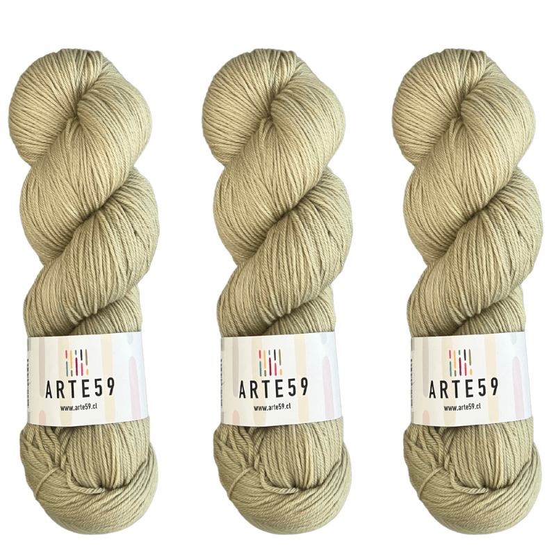 Arte59 Verde pistacho claro 729-1 merino light sport