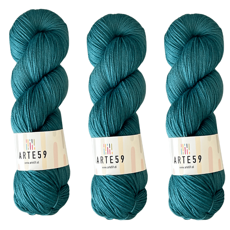 Arte59 Verde turquesa claro 818 merino light sport 26