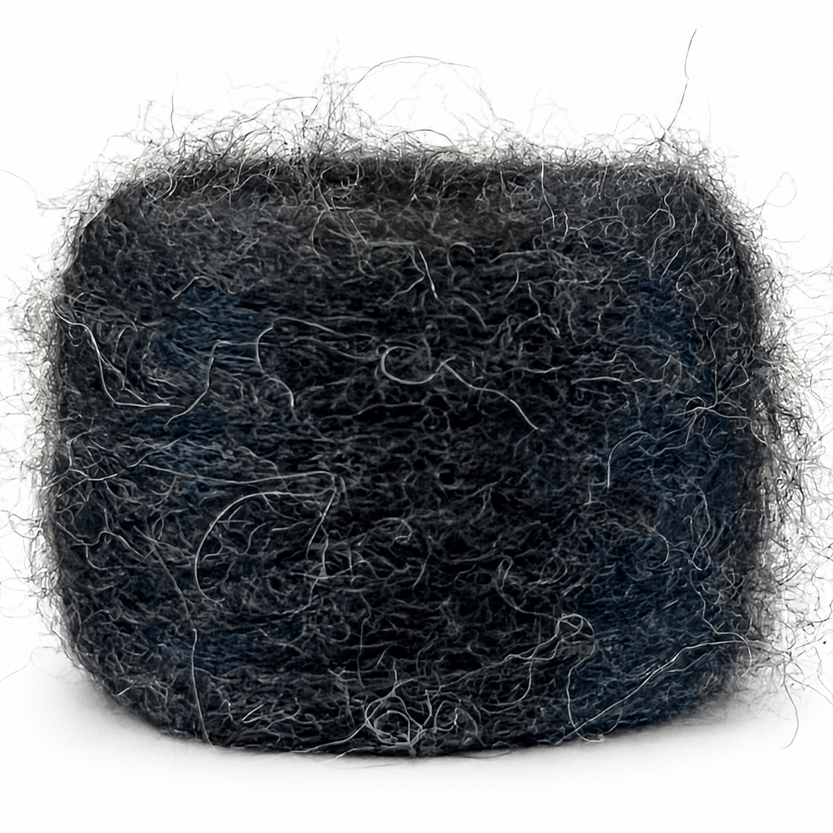 Baby alpaca brushed gris marengo oscuro ZE04 sobre fondo blanco