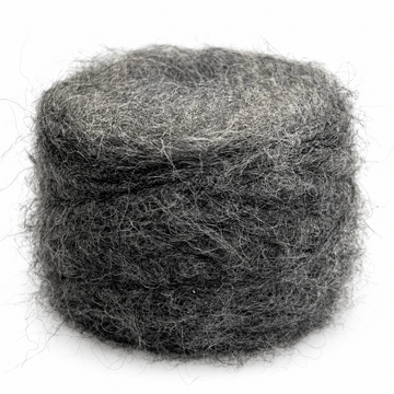 Baby alpaca brushed gris marengo ZL73 sobre fondo blanco