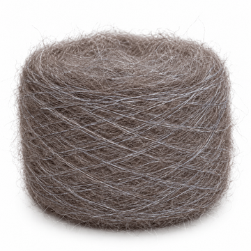 Baby alpaca brushed café ZL78 con fondo blanco