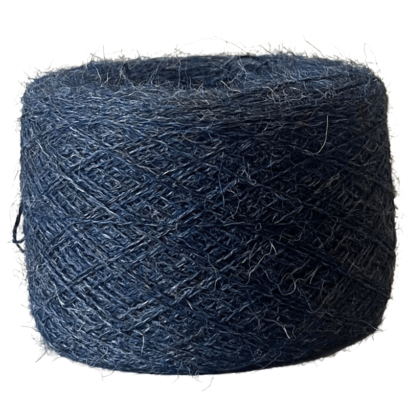 Baby alpaca Lace azul melange C866