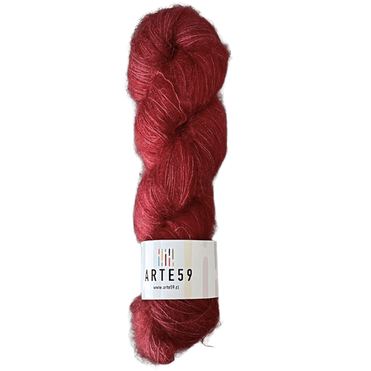 El Madejero Kid Mohair con seda Kid mohair 825 Rojo Rubï
