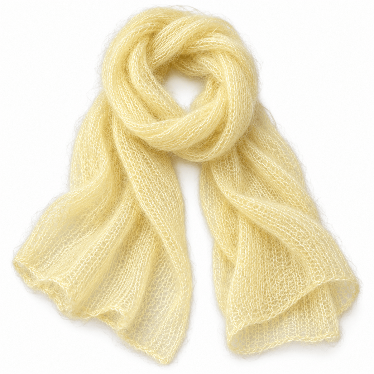 El Madejero Kid Mohair con seda Kid mohair amarillo claro 16-1