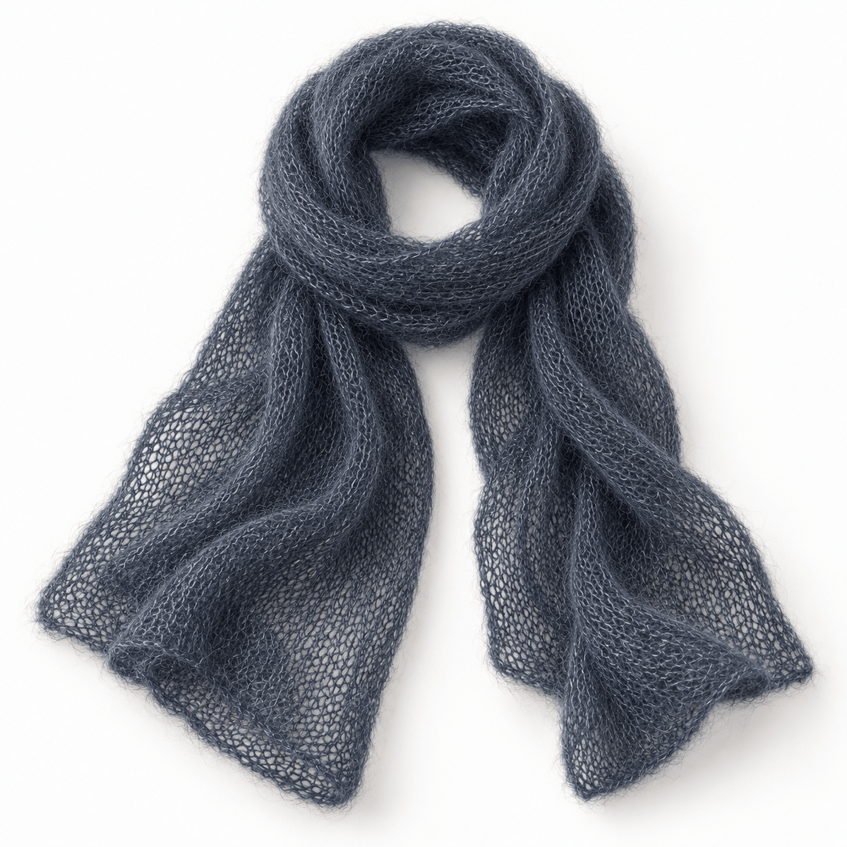 El Madejero Kid Mohair con seda Kid mohair Azul Humo 124