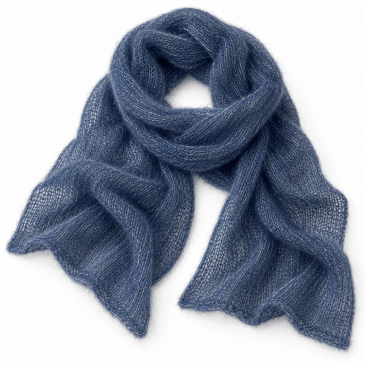 El Madejero Kid Mohair con seda Kid mohair azul jeans 3334