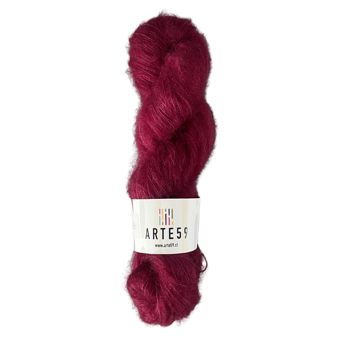 El Madejero Kid Mohair con seda Kid mohair burdeo rojizo 918