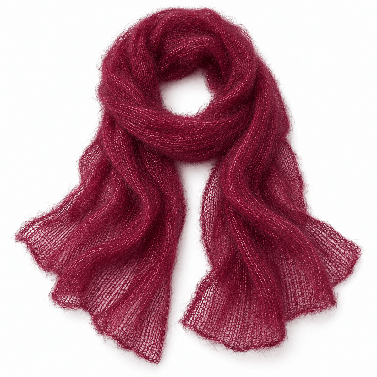 El Madejero Kid Mohair con seda Kid mohair burdeo rojizo 918