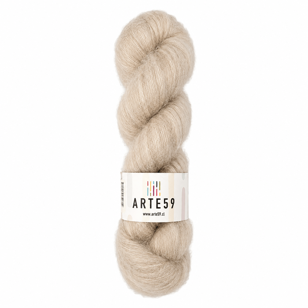El Madejero Kid Mohair con seda Kid mohair café crema 759