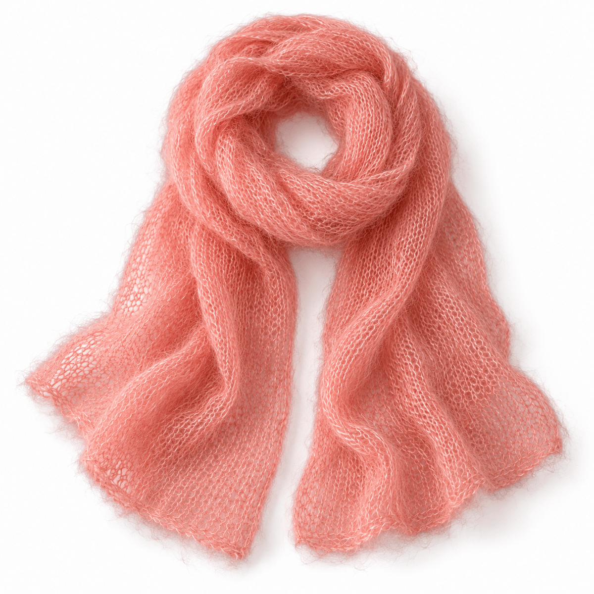 El Madejero Kid Mohair con seda Kid mohair coral cálido 5770
